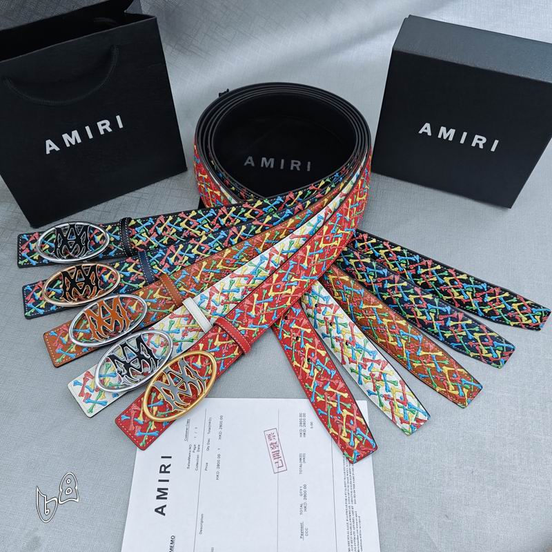 Amiri belt 38mmX90-125cm lb123